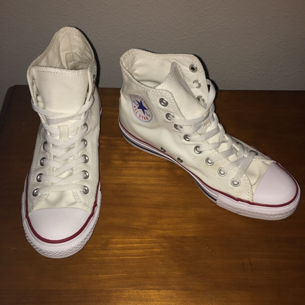 Converse White High Tops